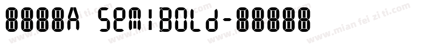澹雅明体A SemiBold字体转换